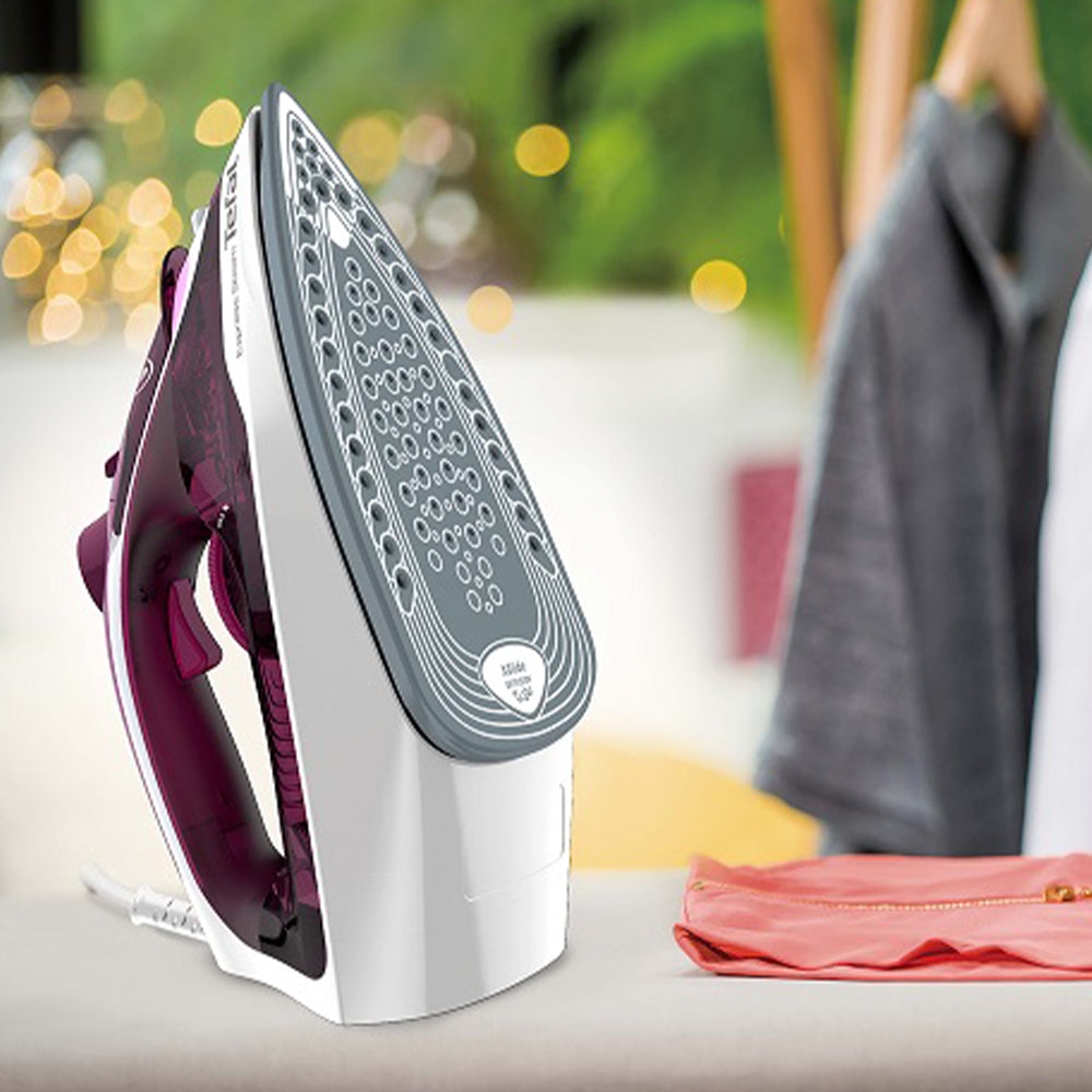 مكواة بخار تيفال 2400 وات Express FV2844E2 - برجندي