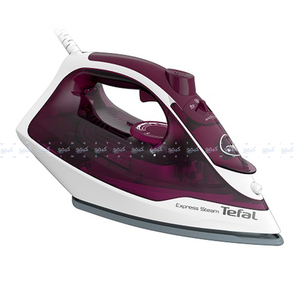 مكواة بخار تيفال 2400 وات Express FV2844E2 - برجندي