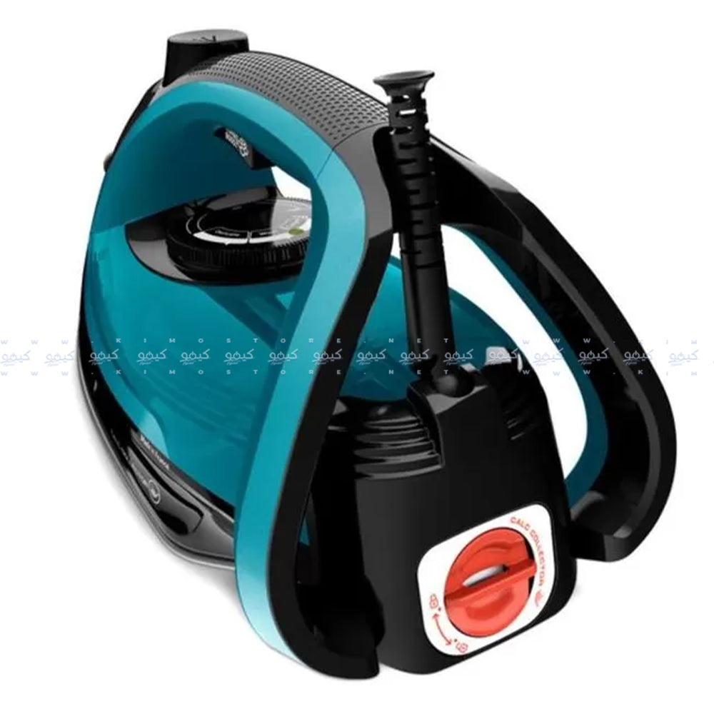 مكواة بخار تيفال 2800 وات Ultragliss Anti-Calc Plus FV6832E0 - أزرق × أسود