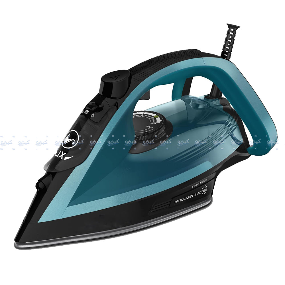 Tefal Steam Iron Ultragliss Anti-Calc Plus FV6832E0 2800W - Blue x Black