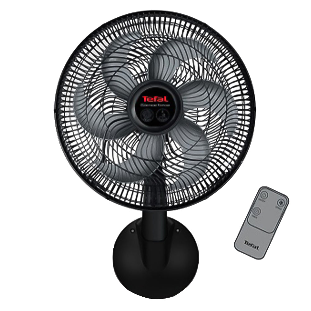 Tefal Wall Fan With Remote Silence Force VG4151EE 16 Inch - Black