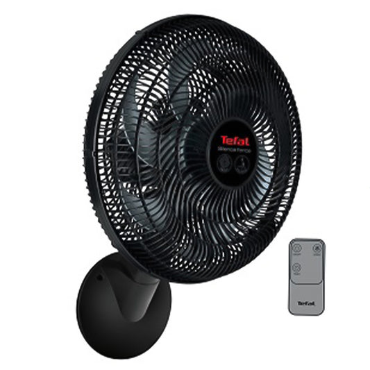 Tefal Wall Fan With Remote Silence Force VG4151EE 16 Inch - Black
