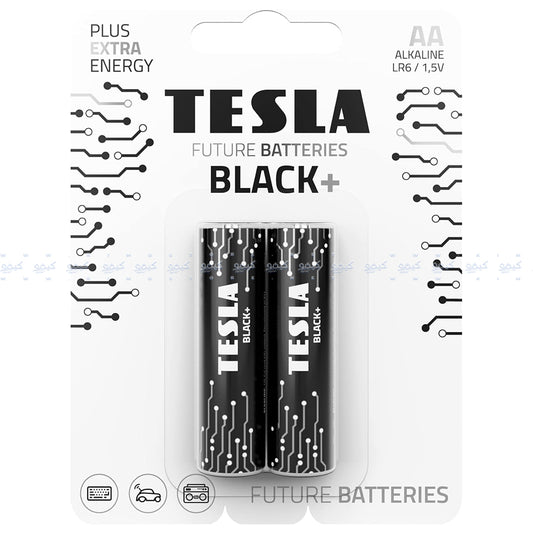 بطارية تسلا الكالين Black+ AA2 