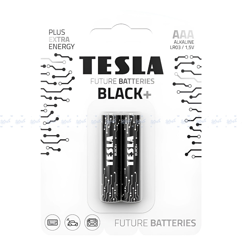 Tesla Black+ AAA2 Alkaline Battery