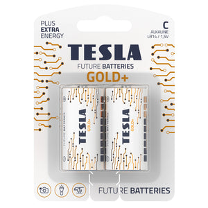 Tesla Gold+ C2 Alkaline Battery