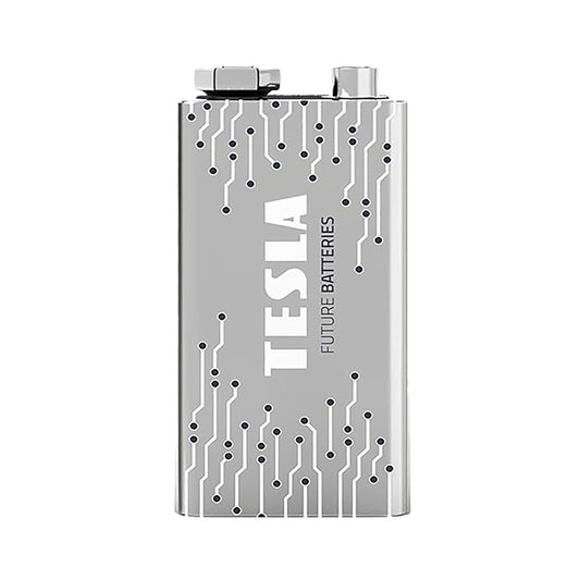 Tesla Silver+ 9V Alkaline Battery