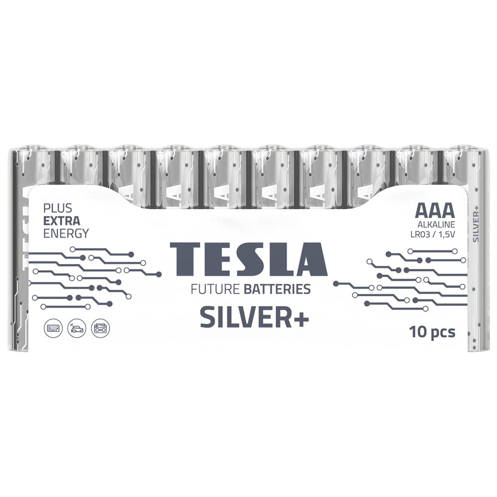 Tesla Silver+ AAA 10Pcs Alkaline Battery
