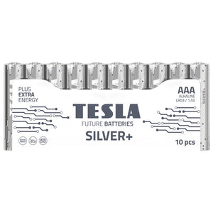 Tesla Silver+ AAA 10Pcs Alkaline Battery