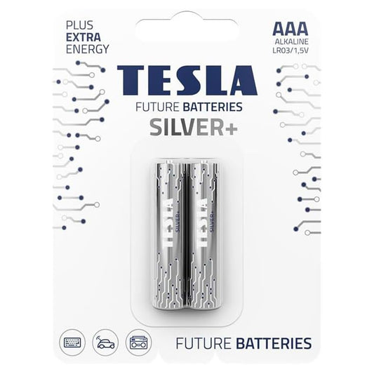 Tesla Silver+ AAA2 Alkaline Battery