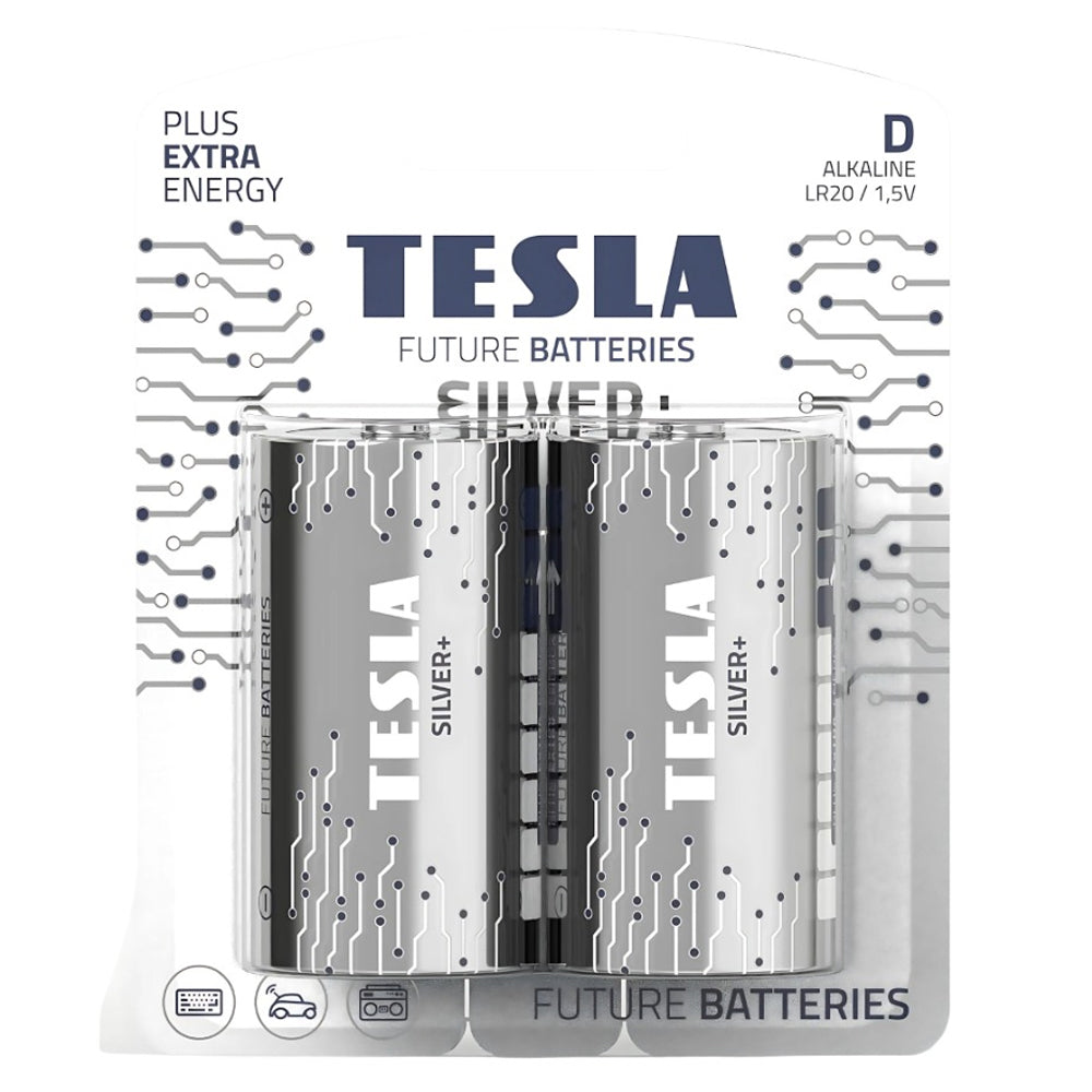 Tesla Silver+ D2 Alkaline Battery