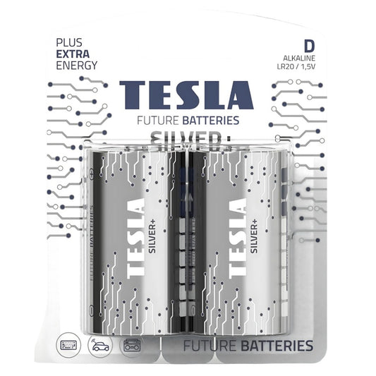 Tesla Silver+ D2 Alkaline Battery