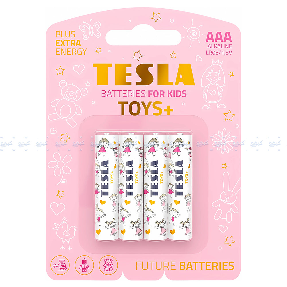بطارية ليثيوم تسلا Toys+ Girl AAA4 
