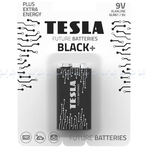 بطارية تسلا الكالين 9 فولت +Black