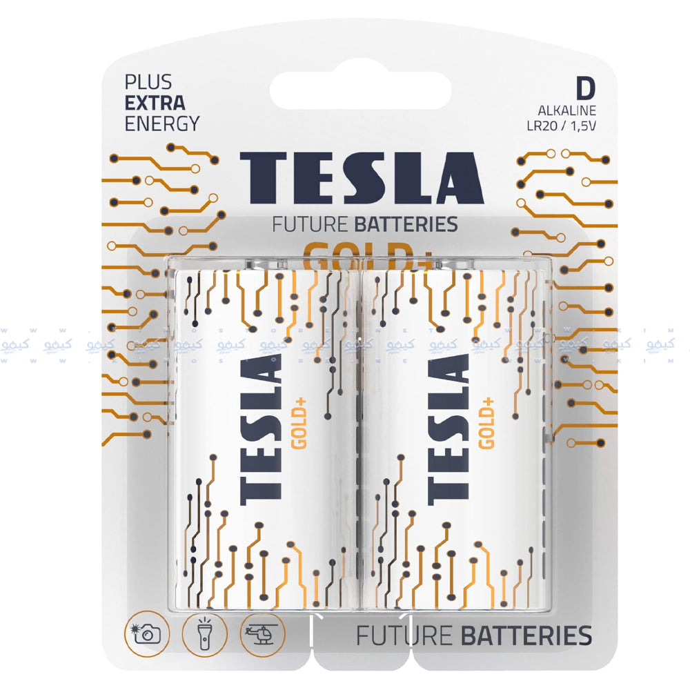 Tesla Gold+ D2 Alkaline Battery