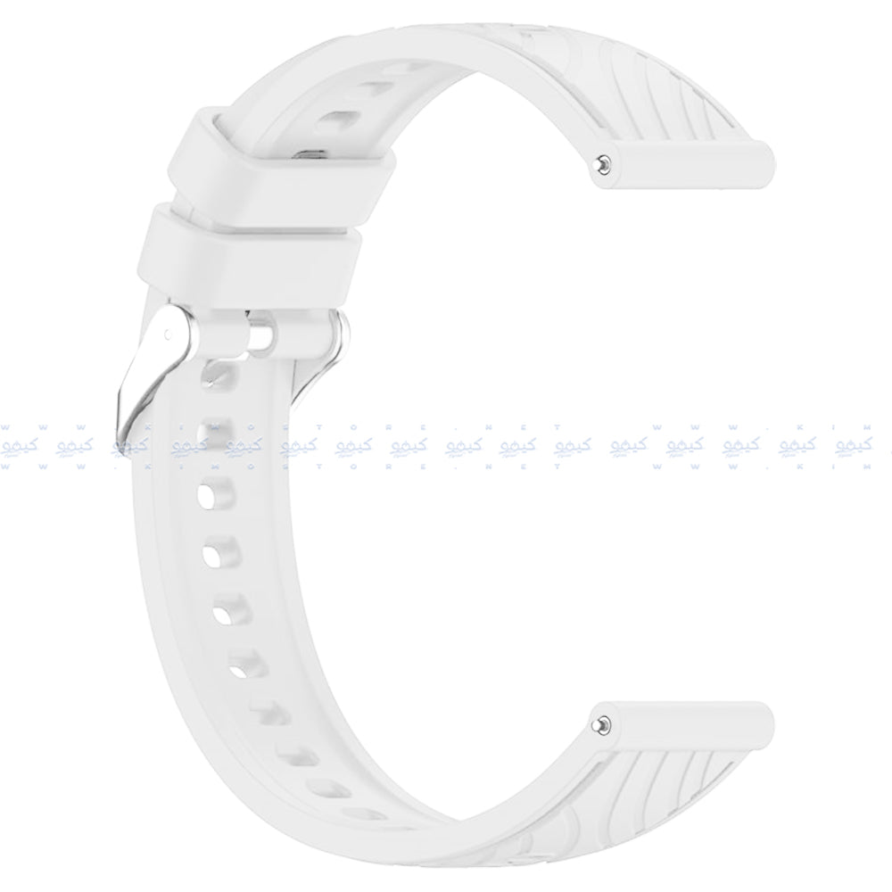 سوار ساعة سيليكون مزخرف (22 ملم)