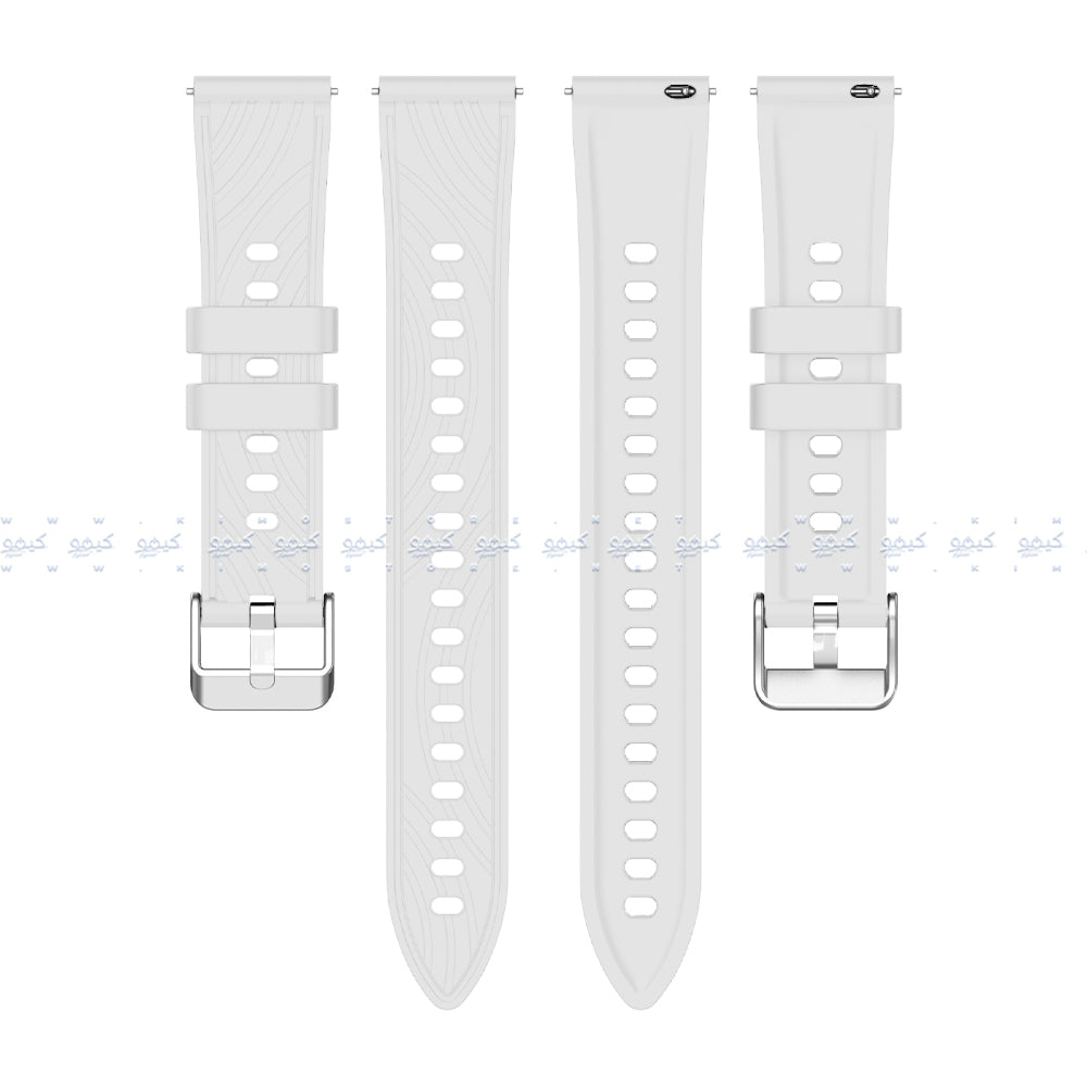 Textured Silicone Watch Strap (22mm)