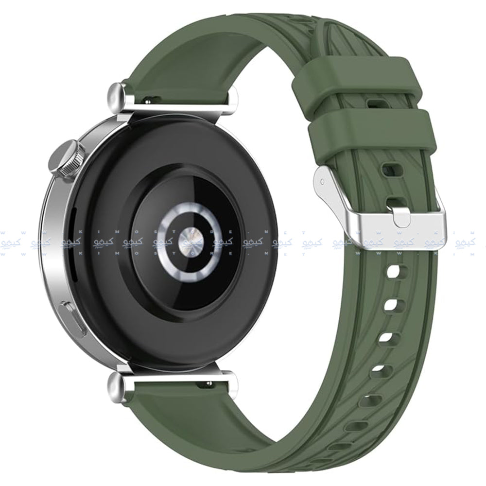 سوار ساعة سيليكون مزخرف (22 ملم)