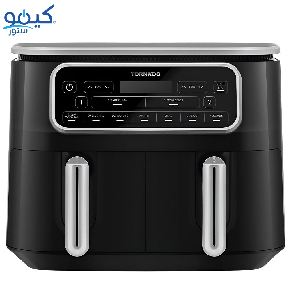قلاية هوائية تورنيدو 8 لتر 2500 وات THF-2508DU-BS - أسود