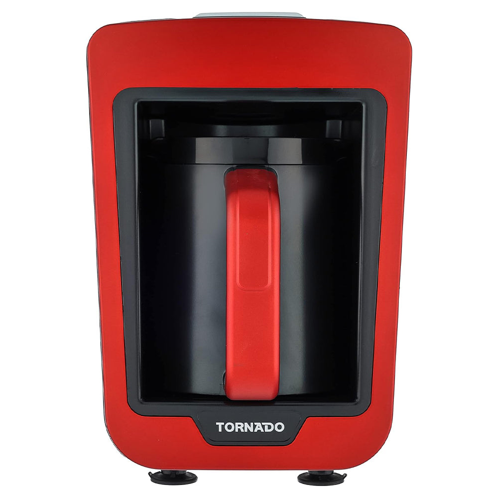 ماكينة إعداد القهوة التركية تورنيدو 735 وات TCME-100 - اسود x أحمر