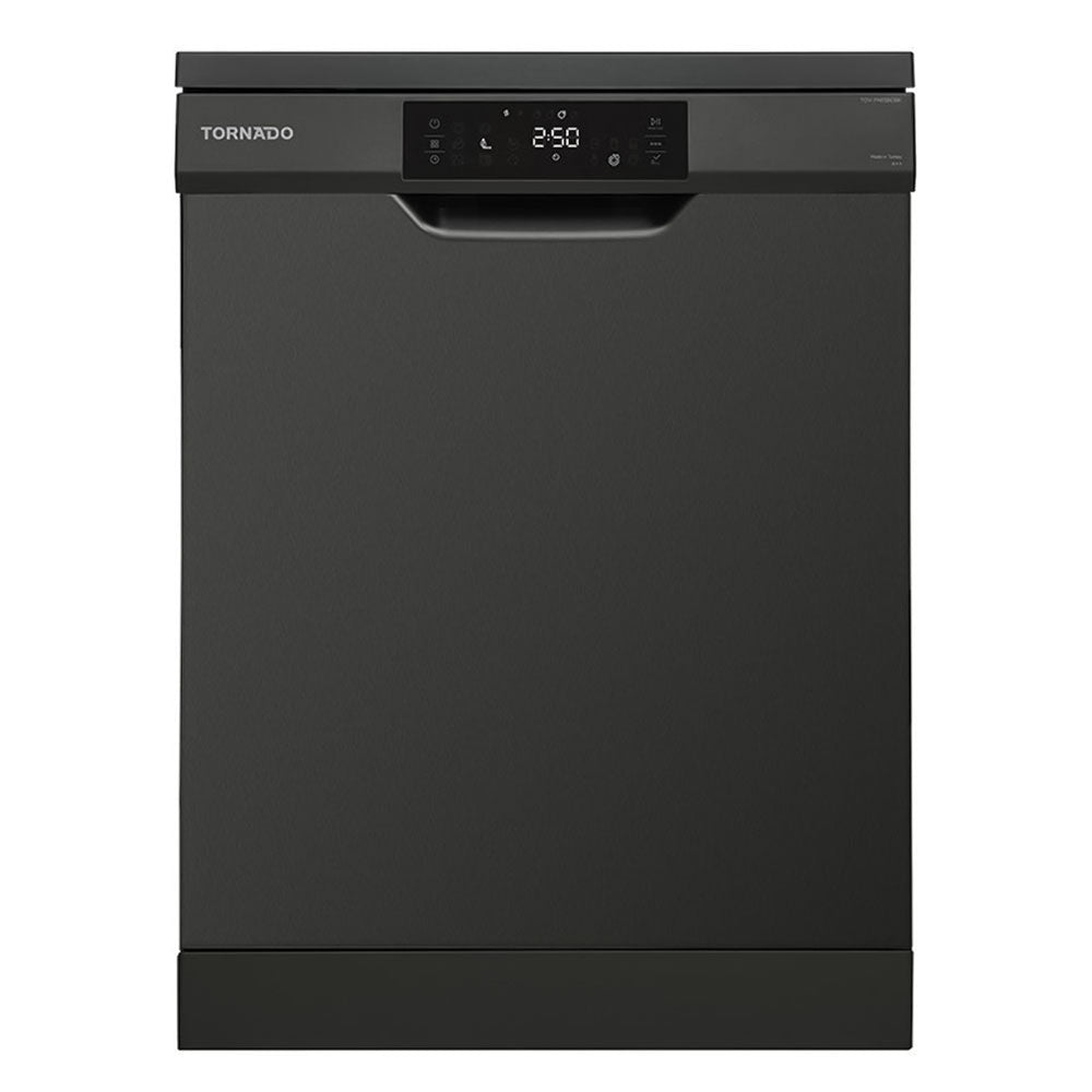 Tornado Dishwasher TDV-FN138CBK 13 Person 8 Program 60cm - Black
