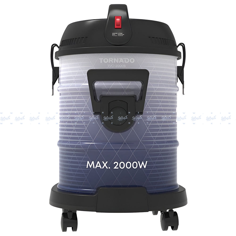 مكنسة كهربائية تورنيدو برميلية 21 لتر 2000 وات TVC-2000B - كحلي
