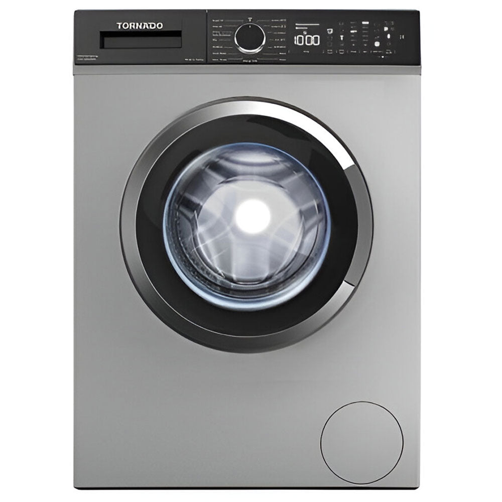 Tornado Front Load Fully Automatic Washing Machine TWV-FN710SLOA 7Kg - Silver