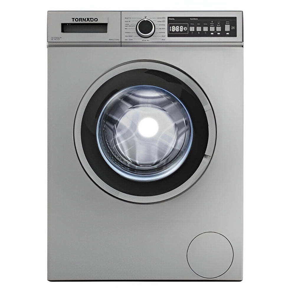 Tornado Front Load Fully Automatic Washing Machine TWV-FN78SLOA 7Kg - Silver
