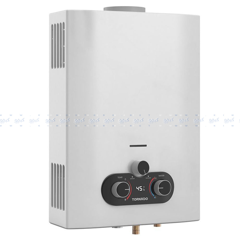Tornado Gas Water Heater With Chimney GHE-C06CNE-W 6L - White