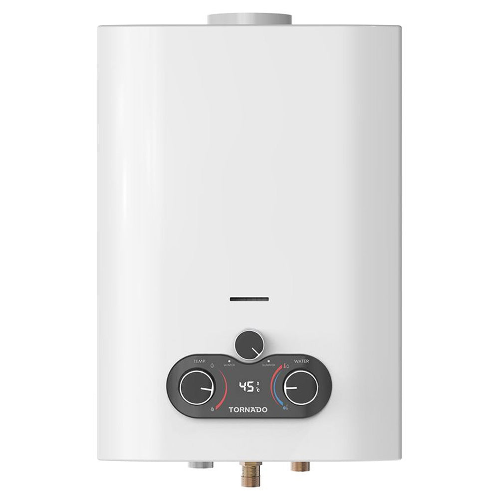 Tornado Gas Water Heater With Chimney GHE-C06CNE-W 6L - White