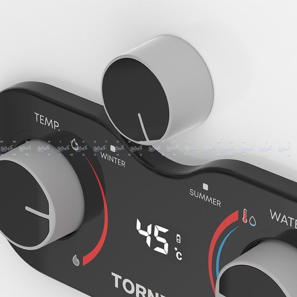 سخان مياه غاز بمدخنة تورنيدو 10 لتر GHE-C10CTE-W - أبيض