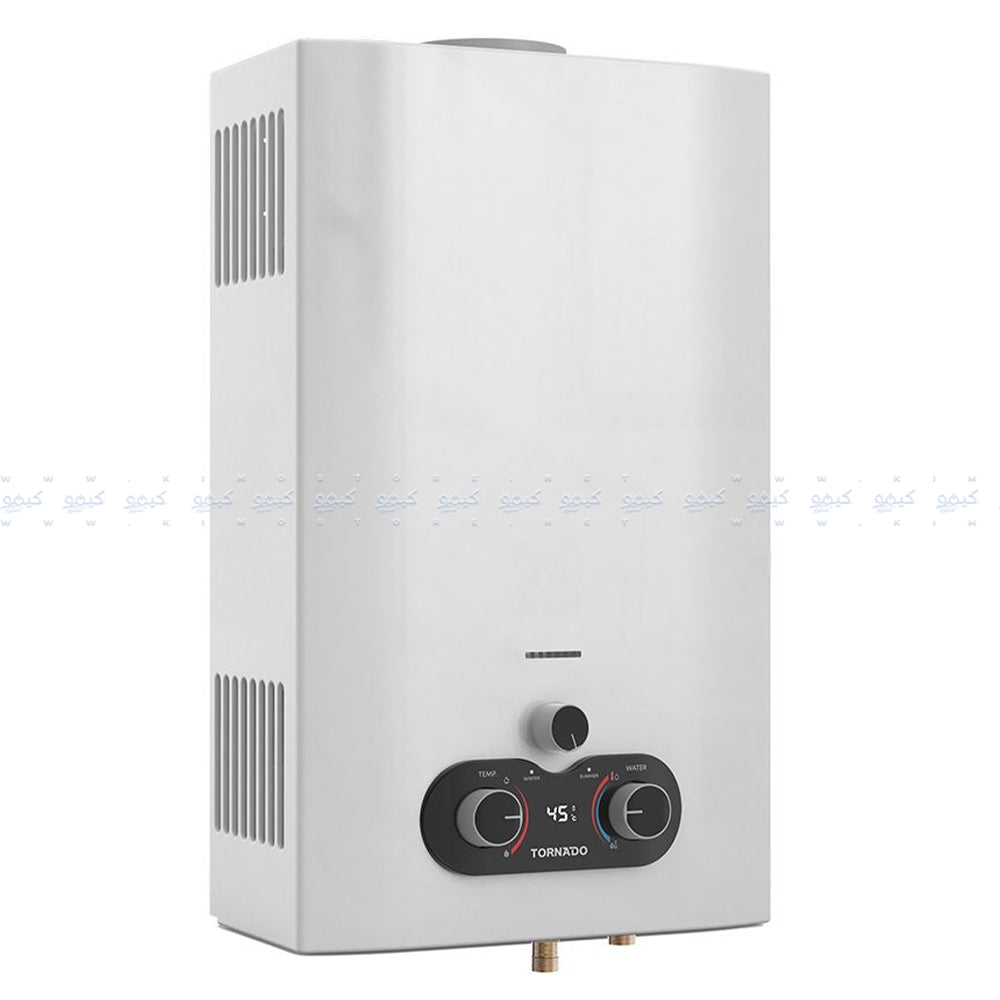 سخان مياه غاز بمدخنة تورنيدو 10 لتر GHE-C10CTE-W - أبيض