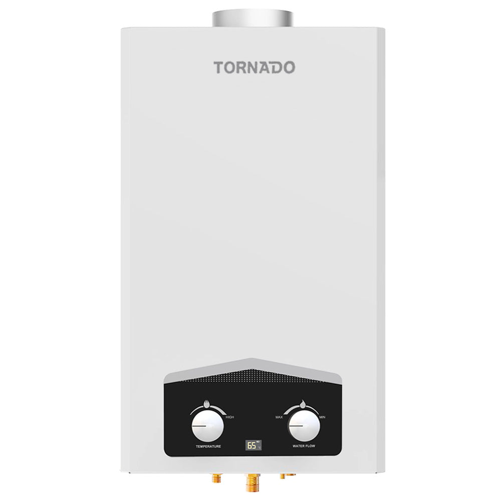 Tornado Gas Water Heater With Chimney GHM-C06CNE-W 6L - White