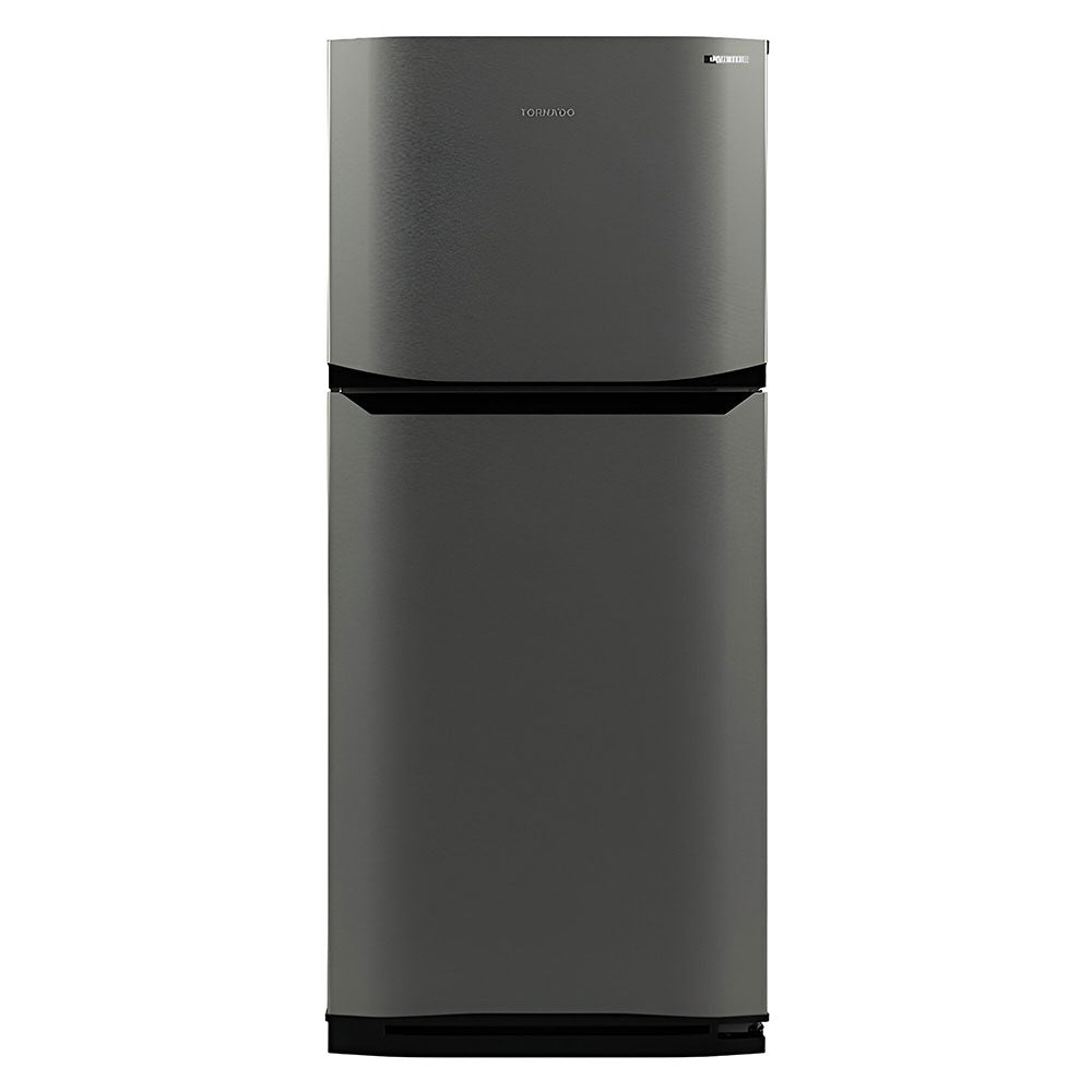 Tornado Refrigerator RF-31FTV-DST Inverter No Frost 296L 2 Doors - Dark Stainless Steel