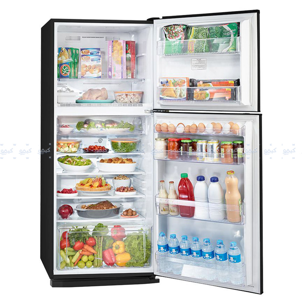 ثلاجة تورنيدو نوفروست انفرتر 2 باب 304 لتر RF-33FTV-BK - أسود