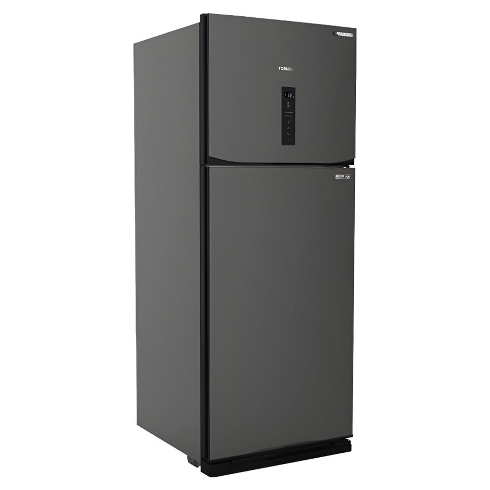Tornado Refrigerator RF-480ATV-DST Inverter Digital No Frost 396L 2 Doors - Dark Stainless