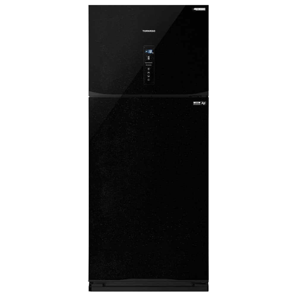 Tornado Refrigerator RF-580ATV-BK Inverter Digital No Frost 450L 2 Doors - Black