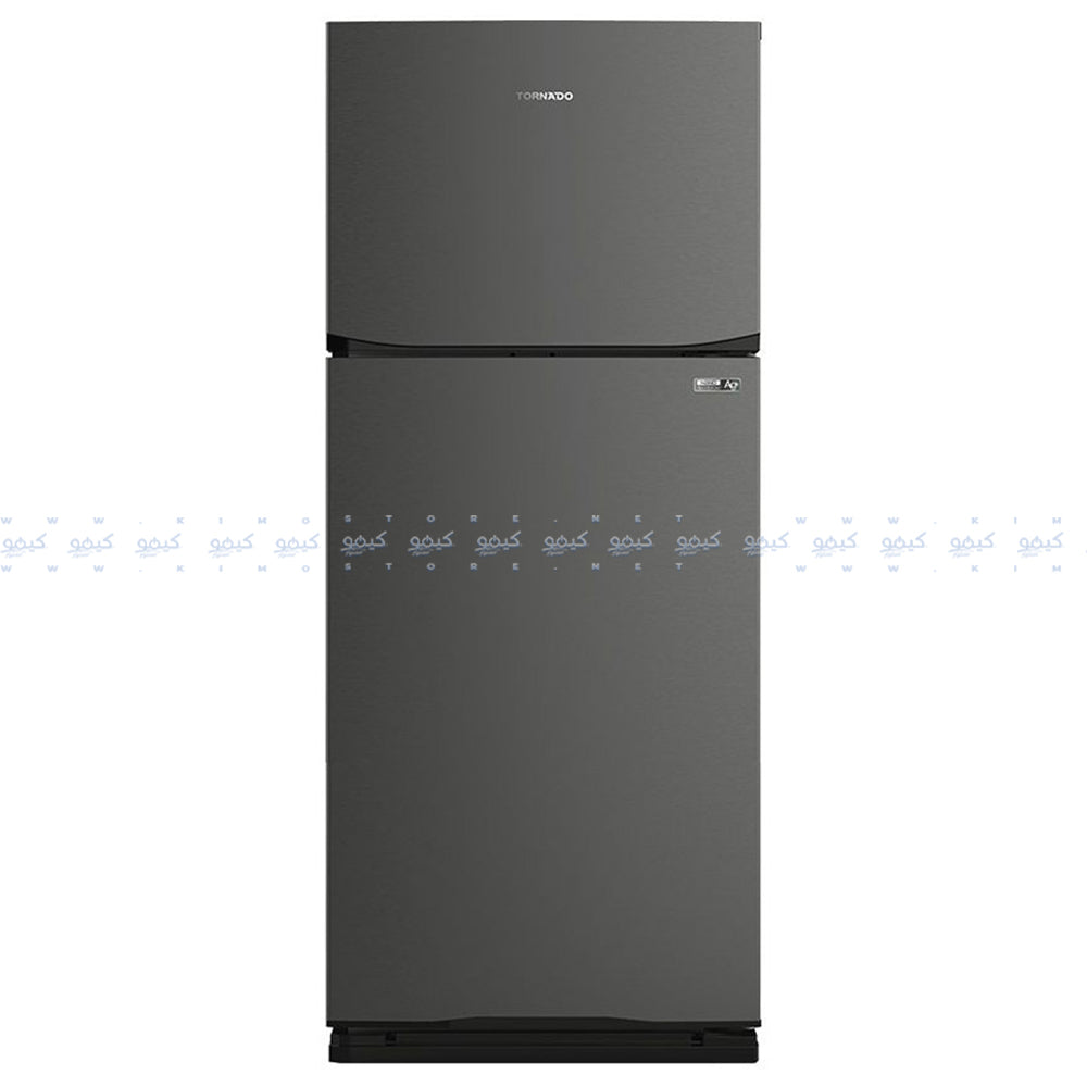 Tornado Refrigerator RF-580T-DST No Frost 450L 2 Doors - Dark Stainless
