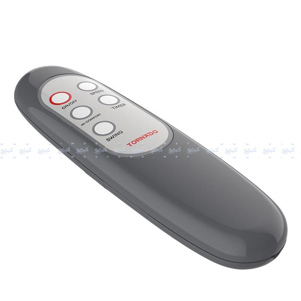 Tornado Stand Fan With Remote TSF-75G 16 Inch - Gray