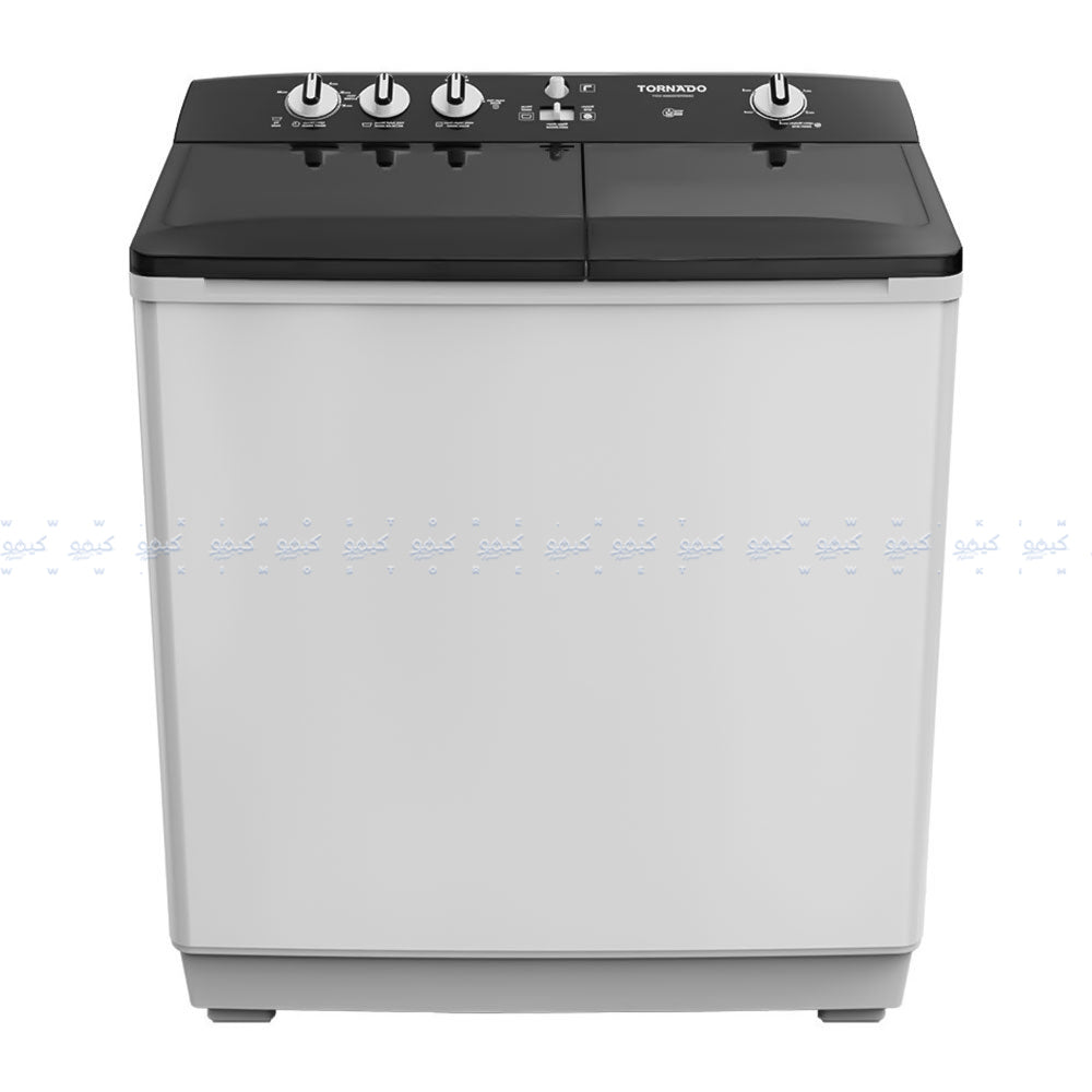 غسالة ملابس تورنيدو نصف اوتوماتيك تحميل علوي 10 كجم TVH-HM10TS(WK) - ابيض 