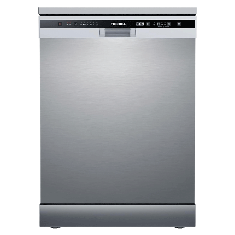 Toshiba Dishwasher DW-13F8AF(SS)-EG 13 Person 6 Program 60cm - Silver