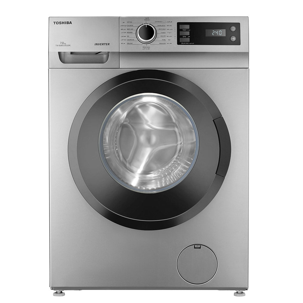 Toshiba Front Load Automatic Washing Machine Inverter TW-BJ80S2EG(SK) 7Kg - Silver