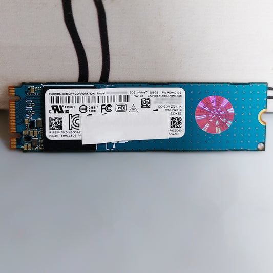 هارد درايف M.2 SSD توشيبا 256 جيجابايت KBG30ZMV256G NVMe PCIe (استعمال خارج)
