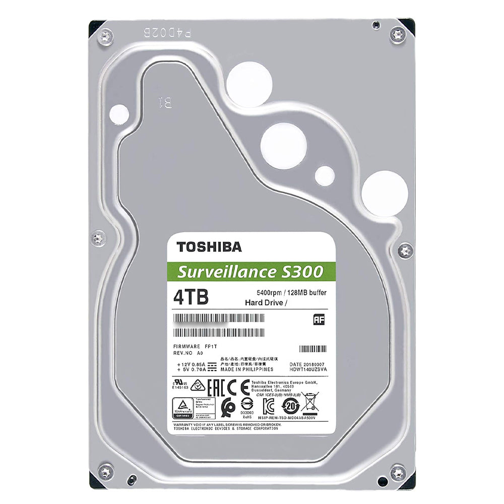 Toshiba S300 4TB 3.5 inch Surveillance Internal Hard Drive