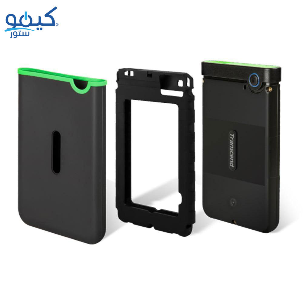 هارد درايف خارجي متنقل ترانسيند 4 تيرابايت StoreJet 25M3 - رمادي