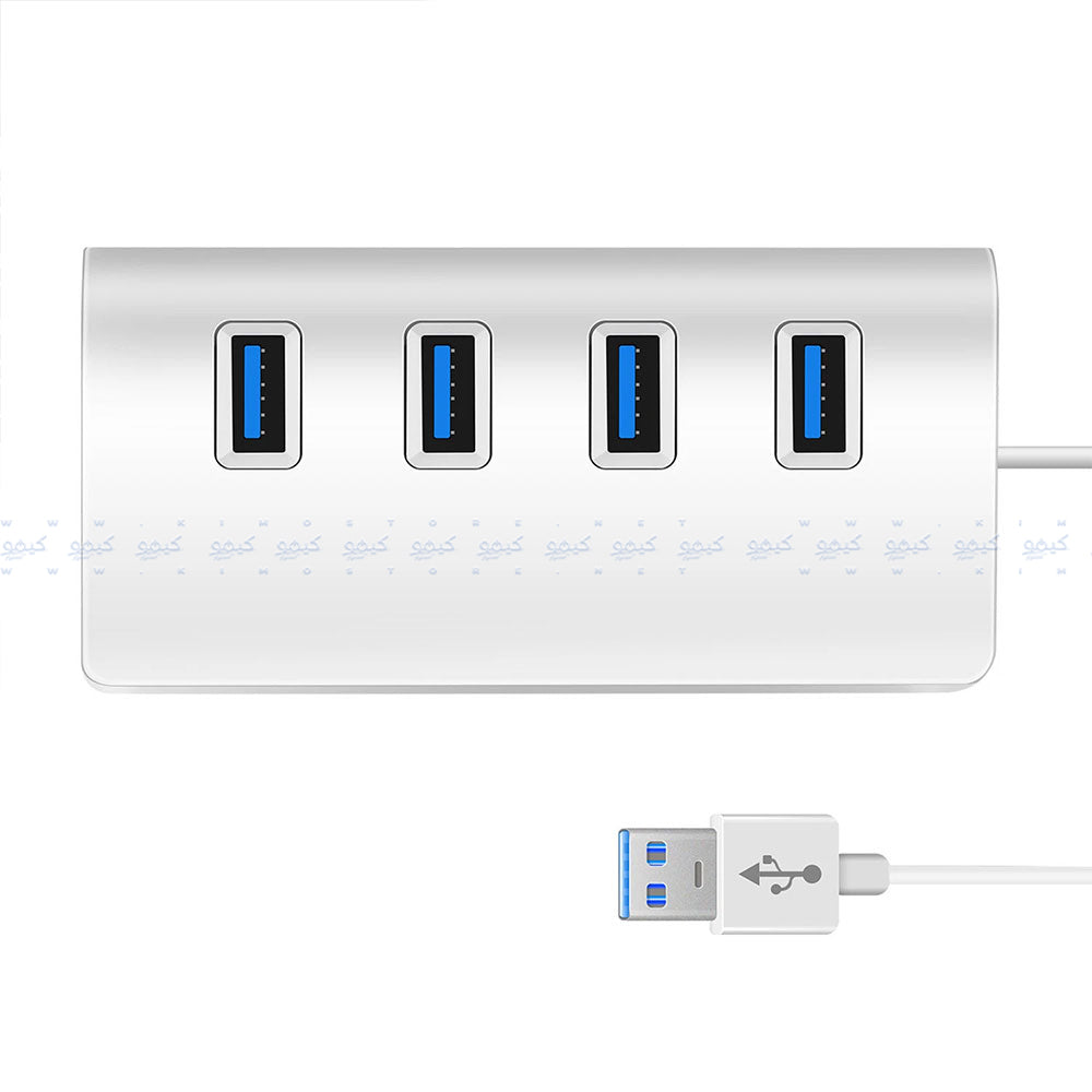 USB 3.0 HUB 4 Ports Aluminum