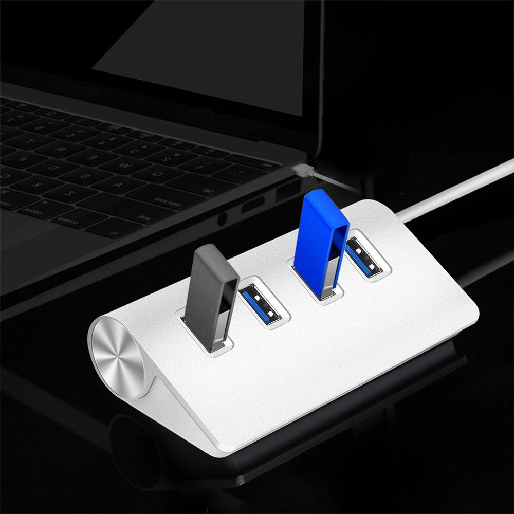 USB 3.0 HUB 4 Ports Aluminum