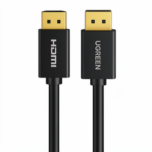 Ugreen 10238 4K DisplayPort To HDMI Converter Cable 1m - Black