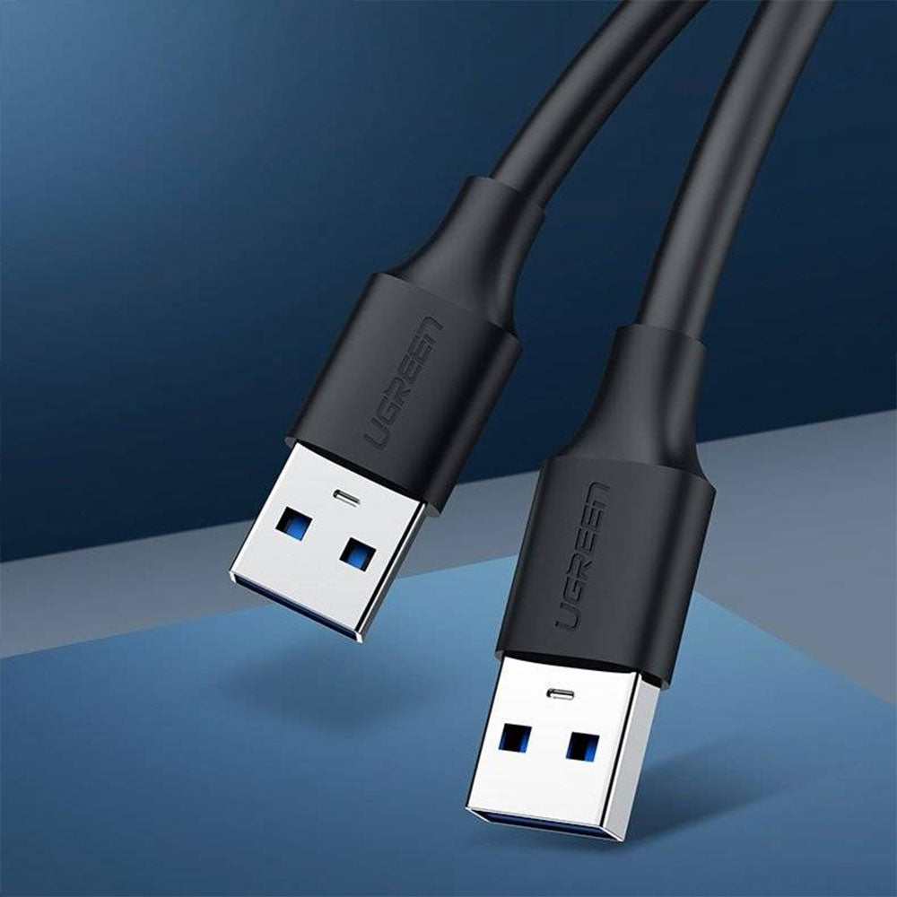كابل يوجرين 1 متر 10309 USB Male إلى USB Male - اسود