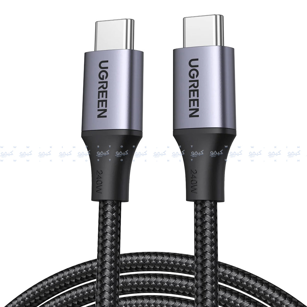 Ugreen 15311 PD Type-C To Type-C Cable 240W Fast Charging 1m - Space Gray