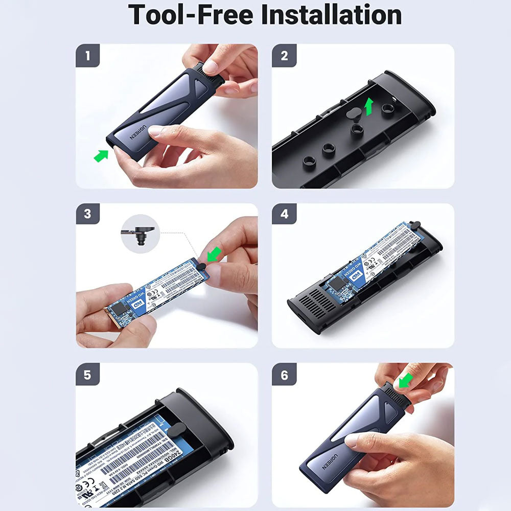 Ugreen 15512 M.2 NVMe Mobile Rack Type-C